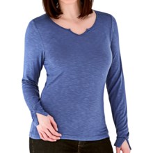 Royal Robbins Nabru Shirt - Slub Stretch Rayon, Long Sleeve (For Women) in Cadet - Closeouts