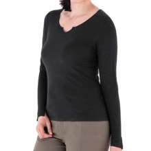 Royal Robbins Nabru Shirt - Slub Stretch Rayon, Long Sleeve (For Women) in Jet Black - Closeouts