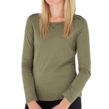 Royal Robbins Nellie Shirt - Organic Jersey, Crew Neck, Long Sleeve (For Women) in Aloe - Closeouts