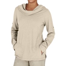 Royal Robbins Nuevo Summer Hoodie Shirt - Hemp-Organic Cotton, UPF 30+, Long Sleeve (For Women) in Crème - Closeouts