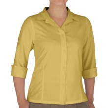 Royal Robbins Original Expedition Shirt - UPF 50+, Wrinkle Resistant, 3/4 Sleeve (For Women) in 330 Daffodill - Closeouts
