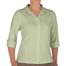 Royal Robbins Original Expedition Shirt - UPF 50+, Wrinkle Resistant, 3/4 Sleeve (For Women) in Algae - Closeouts
