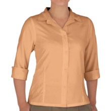 Royal Robbins Original Expedition Shirt - UPF 50+, Wrinkle Resistant, 3/4 Sleeve (For Women) in Cantaloupe - Closeouts