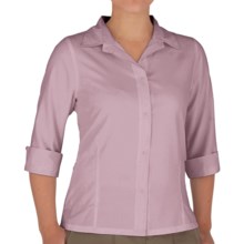 Royal Robbins Original Expedition Shirt - UPF 50+, Wrinkle Resistant, 3/4 Sleeve (For Women) in Pale Berry - Closeouts