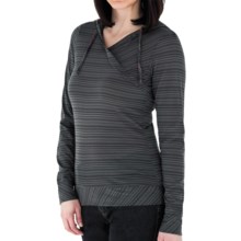 Royal Robbins Sandstone Stripe Hoodie Shirt (For Women) in Charcoal - Closeouts