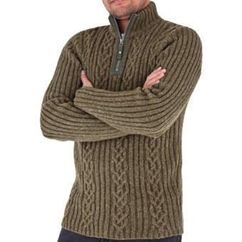 Royal Robbins Scotia Sweater - Zip Neck (For Men) in Timber