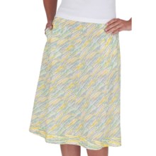 Royal Robbins Stained Glass Skirt - Slub Summer Cloth (For Women) in Dark Daffodil - Closeouts