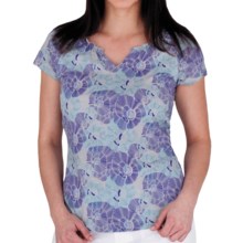 Royal Robbins Tadmor Jersey Shirt - Organic Cotton, Short Sleeve (For Women) in Mulberry - Closeouts