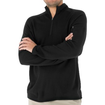 Royal Robbins The Duke Sweater - UPF 50+, Zip Neck, Long Sleeve (For Men) in Jet Black