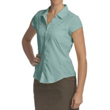 Royal Robbins Windsong Shirt - UPF 50+, Short Sleeve (For Women) in Nile Blue - Closeouts