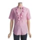 RU Cowgirl Preppy Shirt - Cotton, Short Sleeve (For Women)