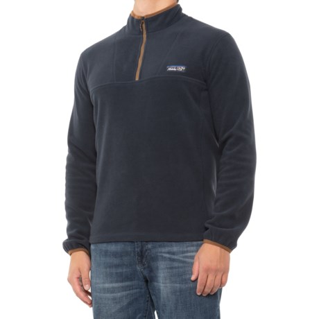 Hawke and Co Rugged Fleece Sweater - Zip Neck (For Men) - HAWKE NAVY (M )