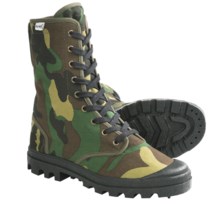 Ruko Canvas Desert Boots (For Men and Women) in Green Camo - 2nds