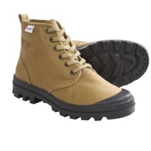 Ruko Short Canvas Desert Boots (For Men and Women) in Khaki - 2nds