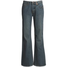 Ryan Michael Ring Denim Jeans - 13 oz. Cotton (For Women) in Dark Denim - Closeouts