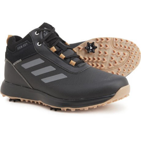 Adidas S2G Mid Golf Shoes - Waterproof, Wide Width (For Men) - CORE BLACK (9 )