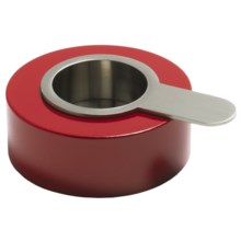 Sagaform Edge Puck Tea Light Candle Holder in Red - Closeouts