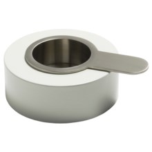 Sagaform Edge Puck Tea Light Candle Holder in White - Closeouts