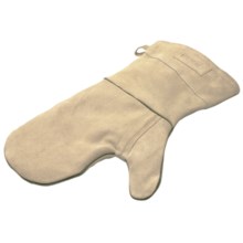 Sagaform Suede Oven/BBQ Mitt In Gift Box in Natural - Closeouts