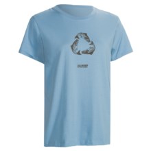 Sage Eco T-Shirt - Organic Cotton, Short Sleeve (For Women) in Sky Blue - Closeouts