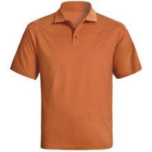Sage High-Performance Polo Shirt - UPF 30+, Short Sleeve (For Men) in Burnt Orange - Closeouts