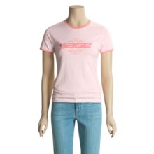 Sage Ringer T-Shirt - Short Sleeve (For Women) in Pink - Closeouts