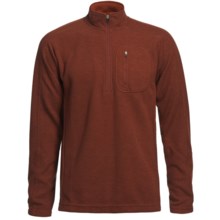 Sage Wool Pro Sweater - Zip Neck (For Men) in Brick - Closeouts
