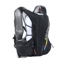 Salomon Advanced Skin S-Lab 12 Set Hydration Backpack - 1.5L (For Men and Women) in Black/White - Closeouts