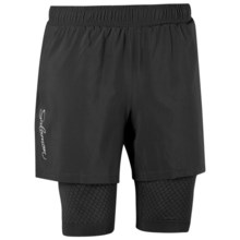 Salomon Exo Motion Shorts - UPF 50+, Inner Shorts (For Women) in Black/Black - Closeouts