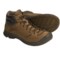 Chamois/Absolute Brown Salomon Ginko Mid Hiking Boots - Leather (For Men)