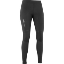 Salomon Momentum II Warm Running Tights (For Women) in Black/Black - Closeouts