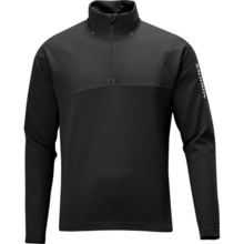 Salomon Moto II Shirt - Zip Neck, Long Sleeve (For Men) in Black - Closeouts