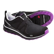 Salomon S Wind Trail Running Shoes (For Women) in Black/White/Very Purple - Closeouts