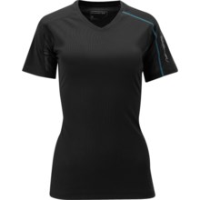 Salomon Trail IV Shirt - Short Sleeve (For Women) in Black - Closeouts