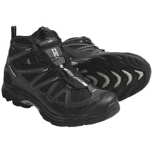 Salomon X Tracks Mid Hiking Boots - Waterproof (For Men) in Black/Asphalt - Closeouts