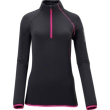 Salomon XA Midlayer HZ Fleece Jacket - Zip Neck (For Women) in Black - Closeouts