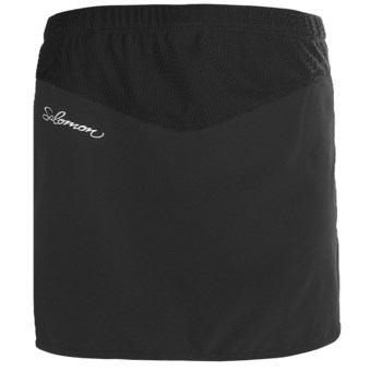 Salomon XA Series Twinskin Skirt - UPF 40+, Built-In Mesh Brief (For Women) in Black