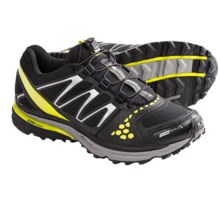 Salomon XR Crossmax Guidance CS Trail Running Shoes - Waterproof (For Men) in Black/Yellow/Pewter - Closeouts