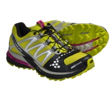 Salomon XR Crossmax Neutral CS Trail Running Shoes (For Women) in S-Green/Titanium/Fancy Pink - Closeouts