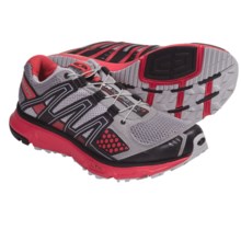 Salomon XR Mission Trail Running Shoes (For Women) in Pewter/Papaya//Black - Closeouts