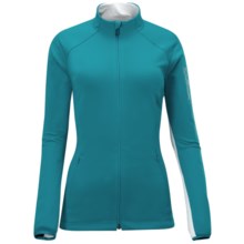 Salomon XT II Jacket - Soft Shell (For Women) in Bay Blue/White - Closeouts