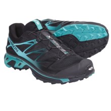 Salomon XT Wings 3 Trail Running Shoes (For Women) in Black/Black/Moorea Blue - Closeouts