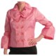 Samuel Dong Stretch Taffeta Jacket - Double Breasted (For Women)