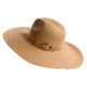 San Diego Hat Co. Braided Raffia Hat - Buckled Crown (For Women)
