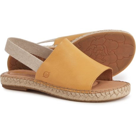 Born San Isabel Sandals - Leather (For Women) - Yellow (8 )