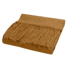 San York Alpaca Fleece Scarf in Camel - Overstock