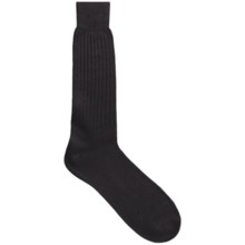 San York Alpaca Knit Dress Socks - Mid-Calf (For Men) in Black - Closeouts