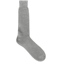 San York Alpaca Knit Dress Socks - Mid-Calf (For Men) in Grey - Closeouts