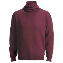 San York Alpaca Turtleneck Sweater (For Men) in Maroon - Closeouts