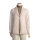 San York Jacquard Open Cardigan Sweater - Alpaca (For Women)